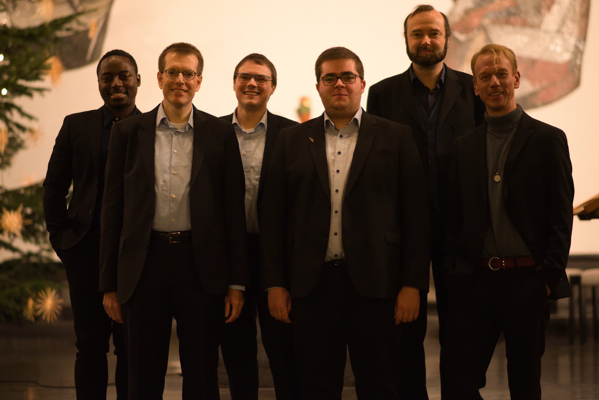 Ensemble Eight to the Bar in Konzertatmosphäre