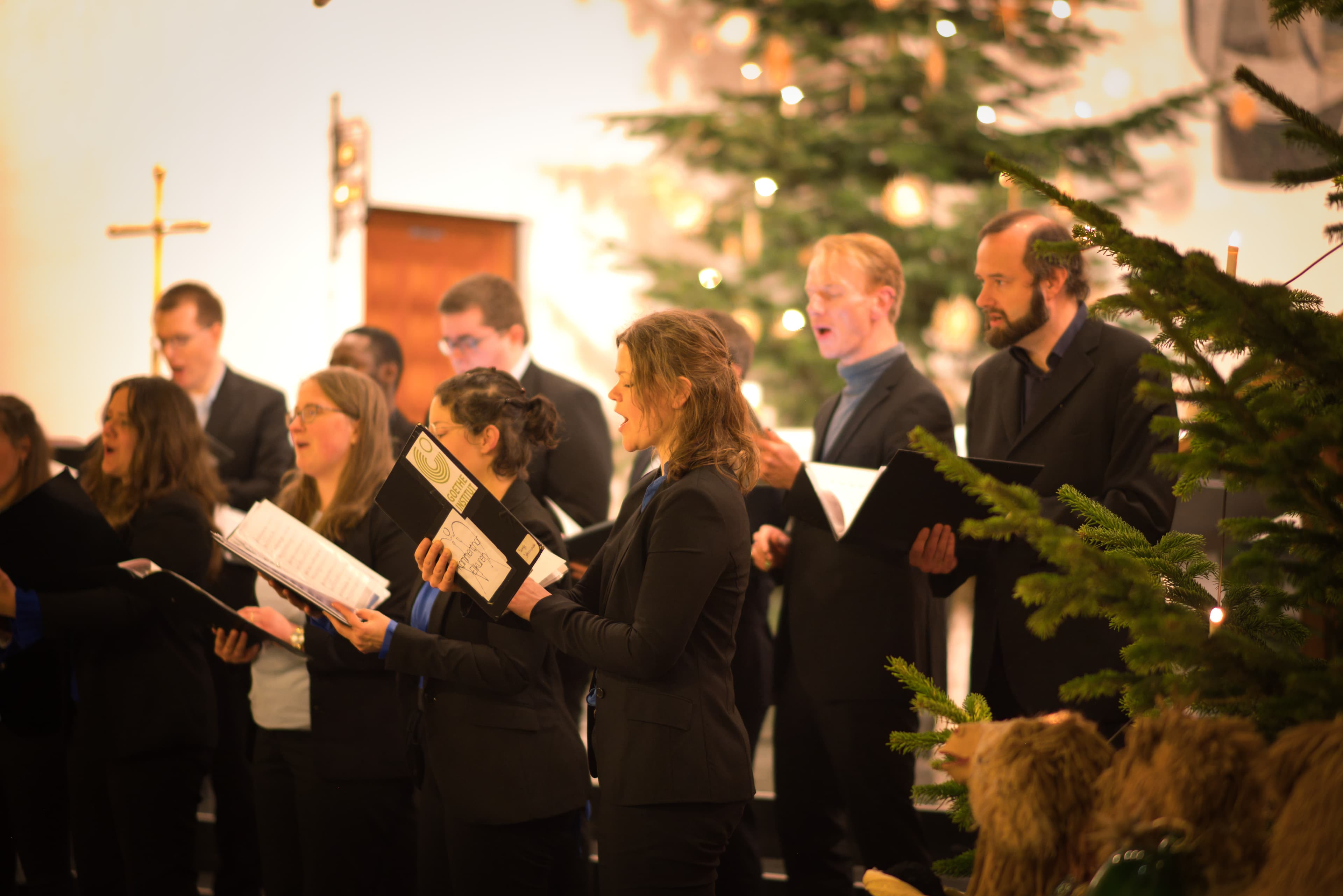 Kammerchor Elikuren bei einem Konzert