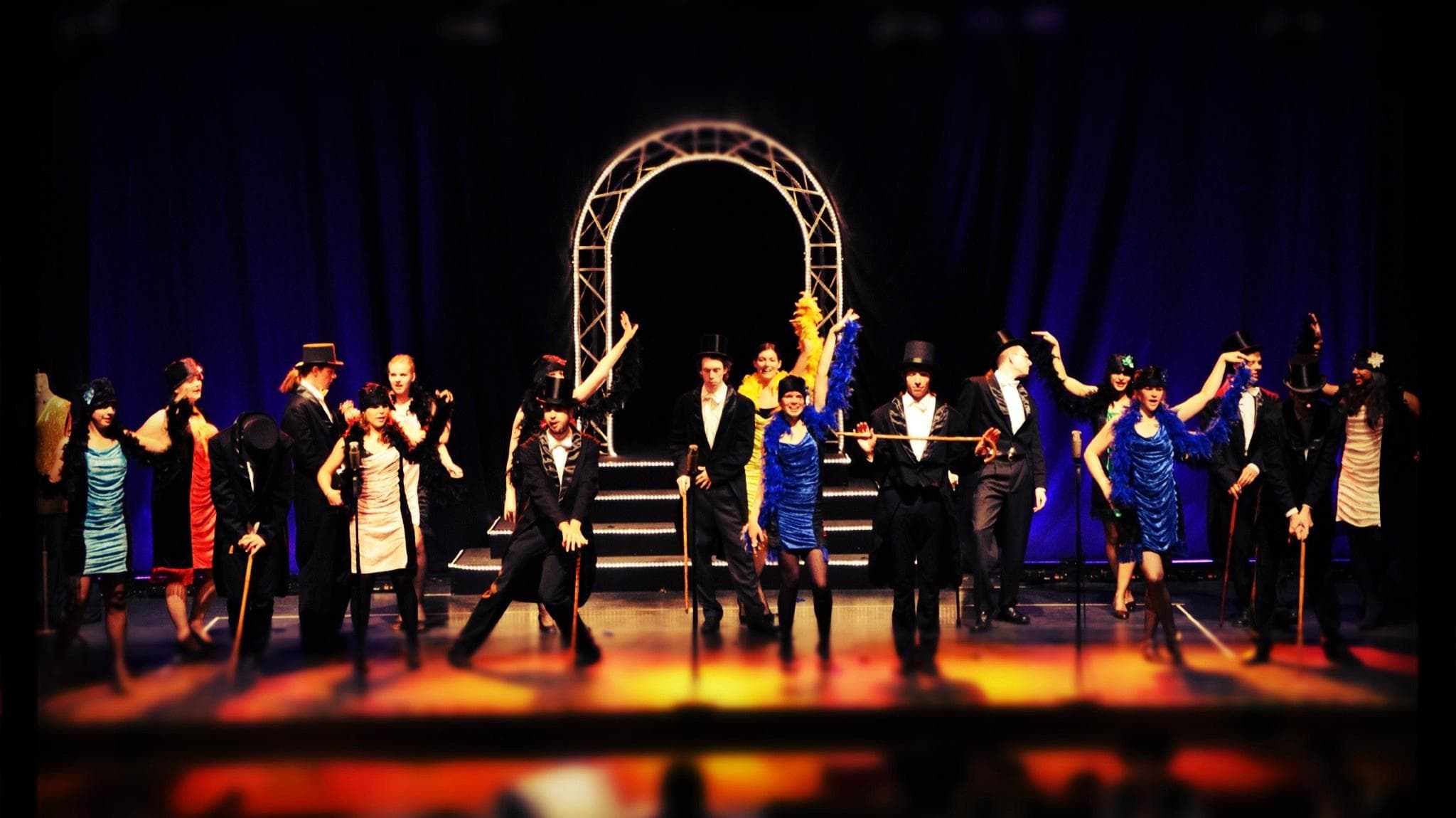 Das musical team bei einem Konzertauftritt